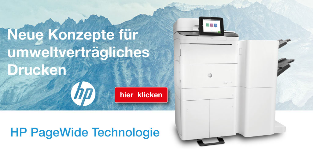 HP Banner Pagewide Drucker
